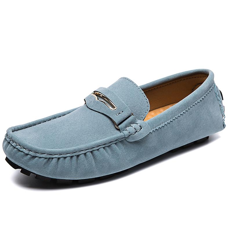 

2025 Large Size 35-48 Men Loafers Man Moccasins High Quality Spring Autumn Leather Casual Shoes Slip On Flats Mens Driving Shoes 35