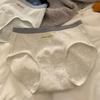 Girls Spring and Summer New Cotton 10A Antibacterial Extension Crotch Triangle Briefs
