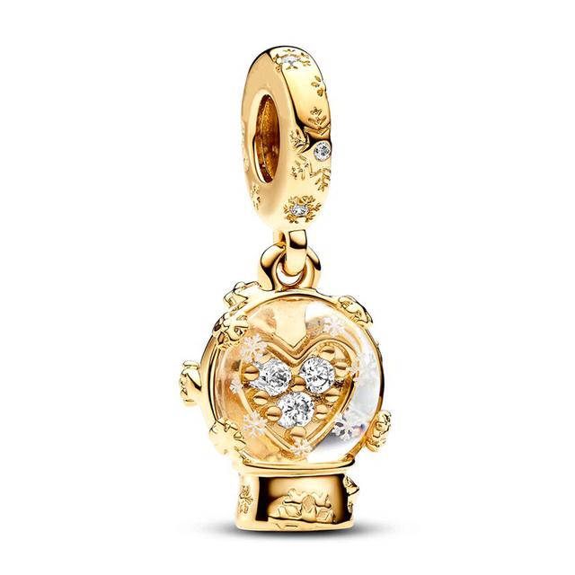 

14-каратное позолоченное серебро S925, конверт с любовным письмом, висячие подвески из бисера, подходят для оригинальных браслетов, женские ювелирные изделия, подарок, сделай сам