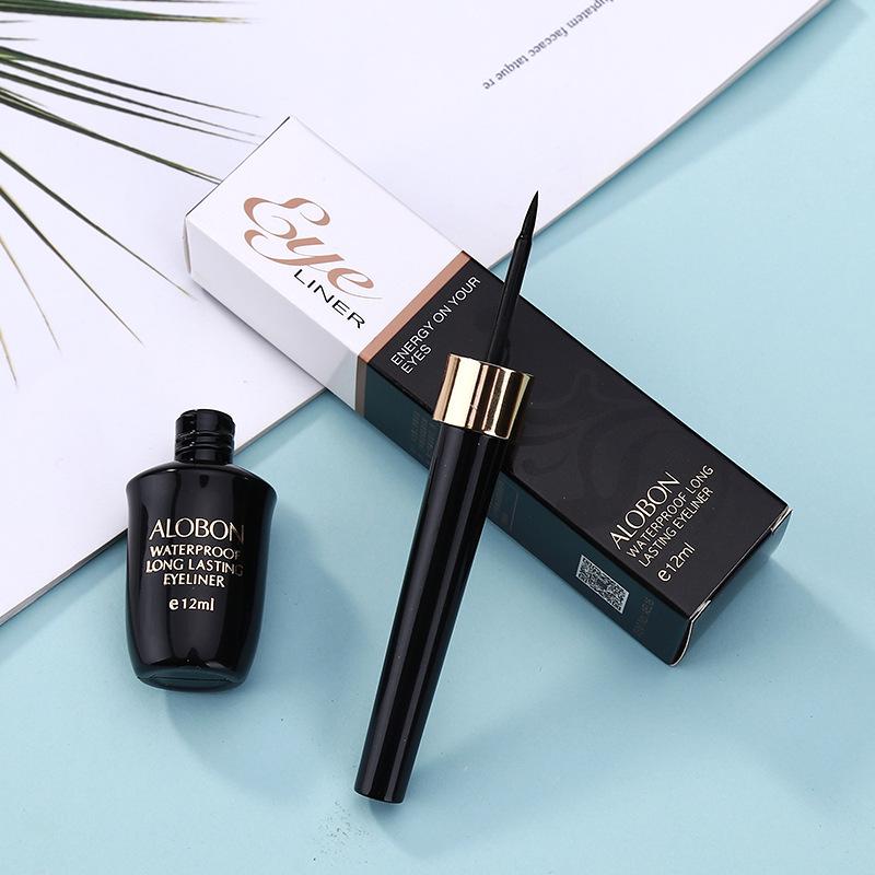 Influencer-Approved Waterproof Eyeliner Pen: Long-Lasting, Quick-Drying, Sweat & Smudge-Proof with Hard Tip for Beginners