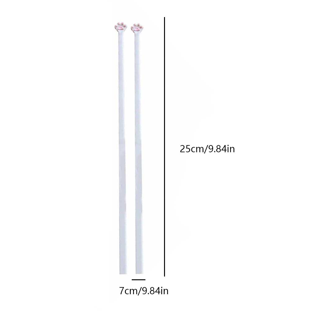 Cat Paw Chopsticks Cute Pink Paw Chopsticks Portable Cartoon Chopsticks Multi-Function Cat Claw Chopsticks for Cat Lovers