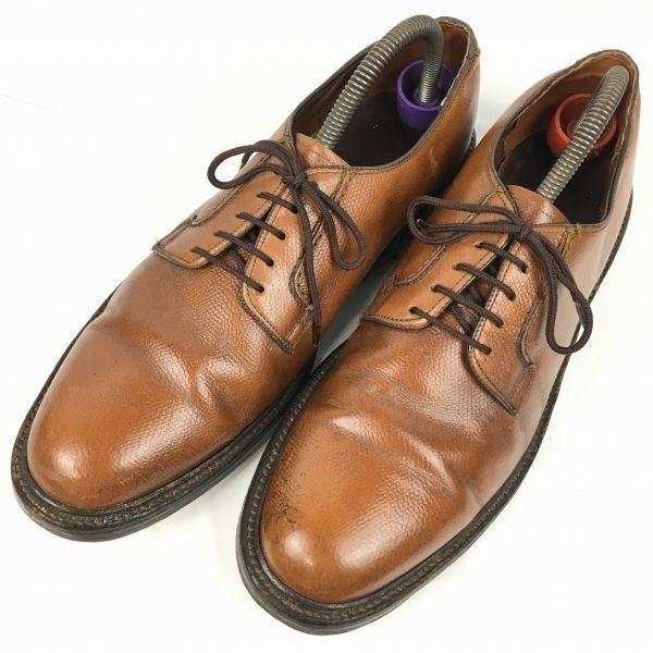 Pre-70s U.S.A. Vintage Bostonian? Plain Toe Shoes Brown size 10C 26.5-27.5 Men's(USED)