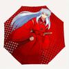 1pc Inuyasha, Red Cloak Themed High-quality Umbrella,Automatic Opening and Closing Umbrella,Multi-functional Umbrella G0811267