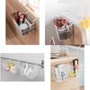 Modern Minimalist Iron Storage Basket For Remote Controls And Stationery In White