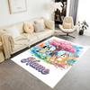 Bluey's Soccer Adventure Customizable Name Carpet Design for Hallway Game Room Entryway Bedrooms Antislip Carpet Decorate Offices Gift for Festivals