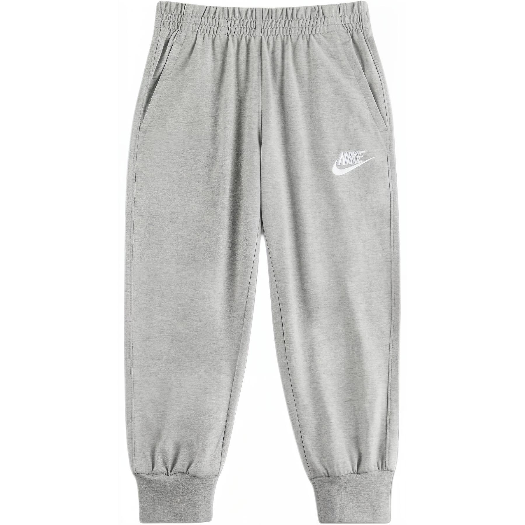 Nike Удобные эластичные трикотажные спортивные штаны Детские штаны Темно-серый HM9272-063 7