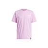 T Shirts Men's Pink Crew Neck Moderate Straight Fit IN7440
