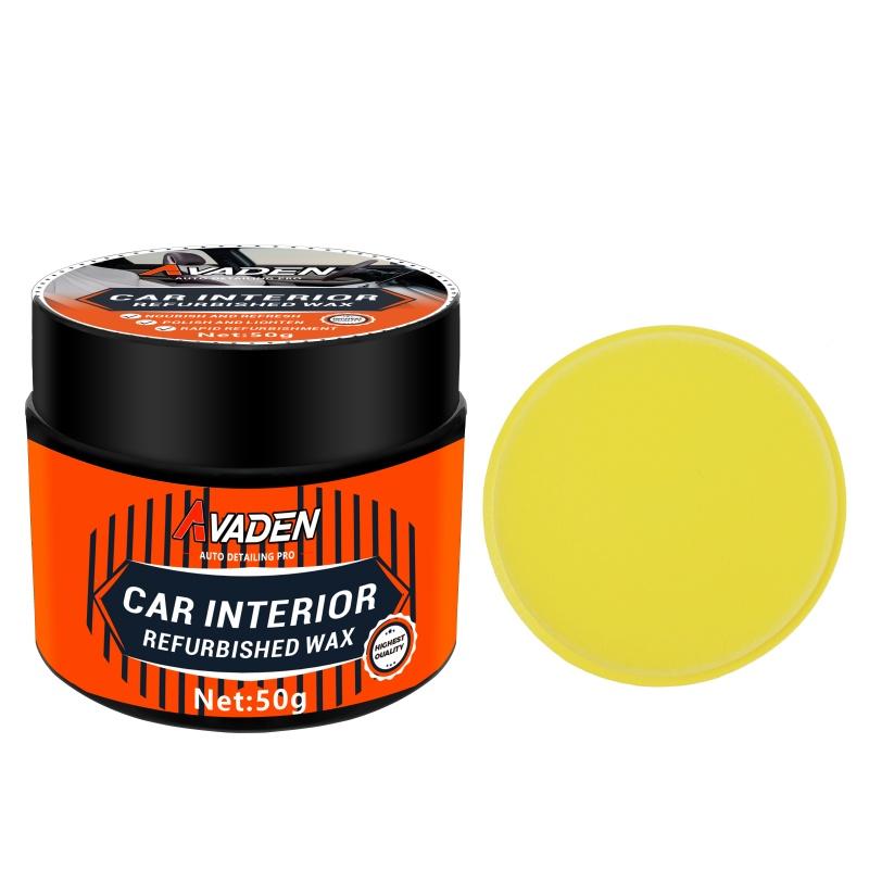 

Car interior repair wax,black interior and dash gloss repair agent,tire gloss and seat maintenance gel to restore interior gloss