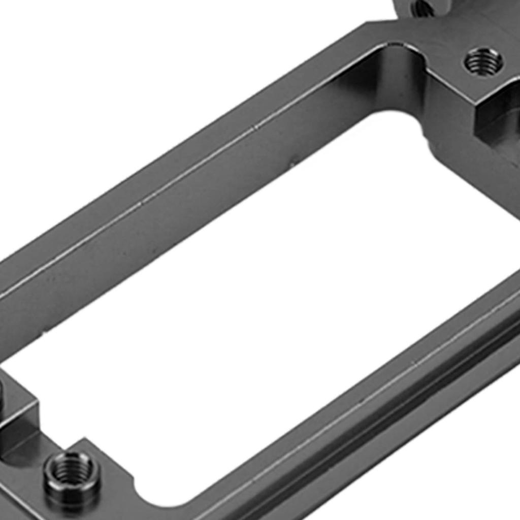 RC Front Rear Bumper Mount Servo Mount Set Aluminum Alloy Bumper Mount Servo Mount for   1Celsius10 RC Crawler Car