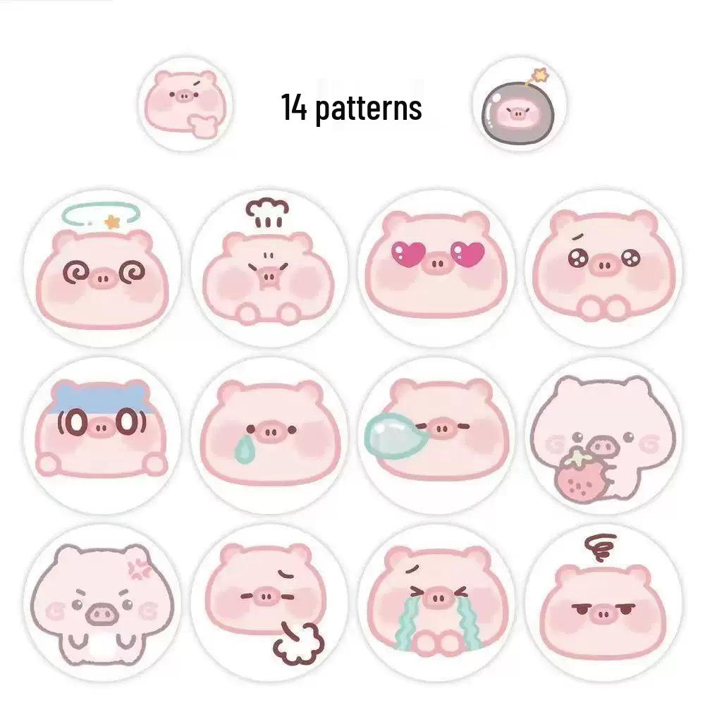 

Little Piggy Emotion Sticky Notes & Surprise Magnetic Gift Box – DIY Creative Set for Friends & Besties
