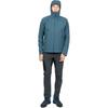 DECATHLON MH500 Lightweight Waterproof Windproof Breathable Rainproof Jacket Men's Dark Blue Brick Color