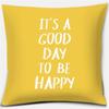 Bright Yellow Simple Geometric Series Pillow Gift Home Office Decoration  Bedroom Sofa Car Cushion Cover