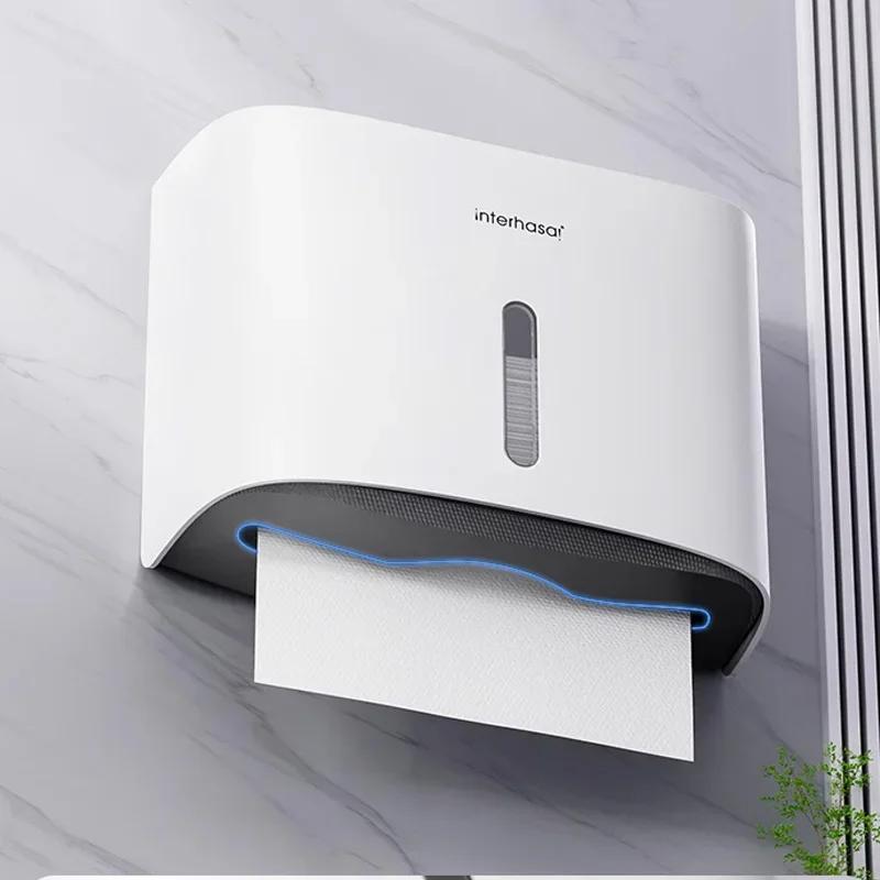 Hand wiping paper box wall mounted toilet non perforated bathroom hotel toilet kitchen commercial hand drawn tissue box