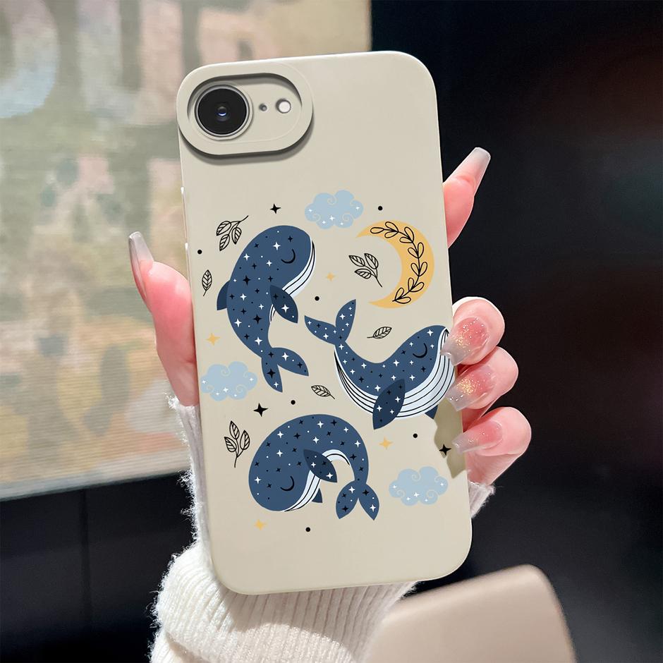 For iPhone17 17E 17Air 17Pro 17ProMax Case Pink Rose Rainbow Trendy Antifouling Bumper For iPhone17E iPhone 17 Pro Max Air Capa