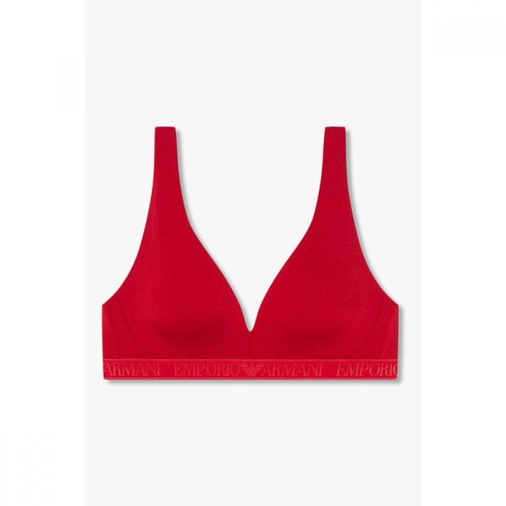 

Emporio Armani Women S Removable Pad Shining Logo Bra Bralette M(80)