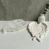 Wing Love-heart Silicone Mould Feather Dish Plaster Resin Mold  Drip Mould Crystal Epoxy Mold for  Craft