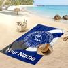 Telo Mare Personalizzato Stampato Sheffield Wednesday FC Logo Calcio Supporto Nome Personalizzato Testo Asciugamano Assorbente Per Sport Viaggio Regalo Speciale