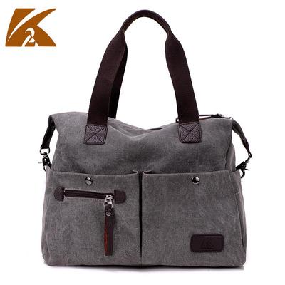 2025 Retro Korean Style Women's Canvas Handbag, Casual Large Crossbody & Shoulder Bag