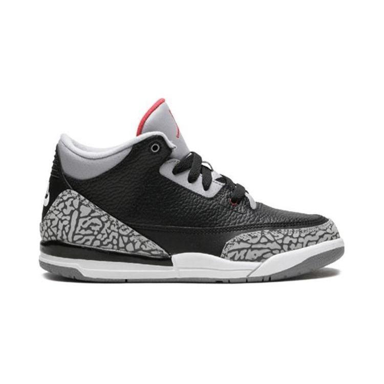 (PS) Air Jordan 3 Retro OG 'Black Cement' 2018 Kids' 429487-021