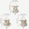 Bohemia Handwoven Macrame Tapestry with Tassels Bedroom Living Room Hanging Decorations Farmhouse Decoration Accessories