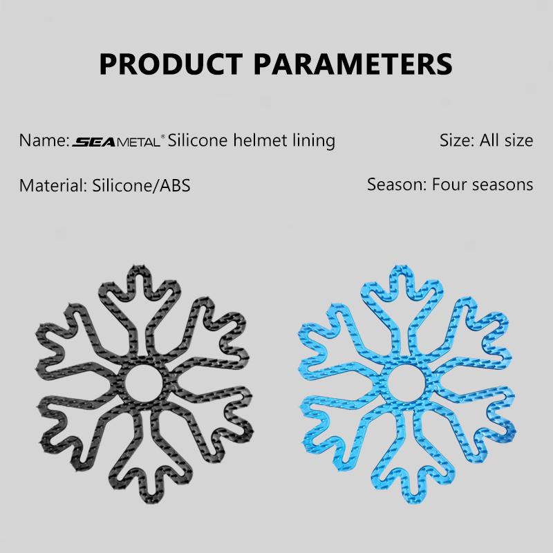 Motorcycle Riding Helmet Inner Pad, Non Pressure Type Ventilated And Breathable Engineering Cap Universal Silicone Pad