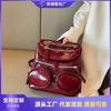 Backpack Women's Fashion Spring and Summer Casual Chain Bag Niche Design Connector Trend Lightweight Small Backpack