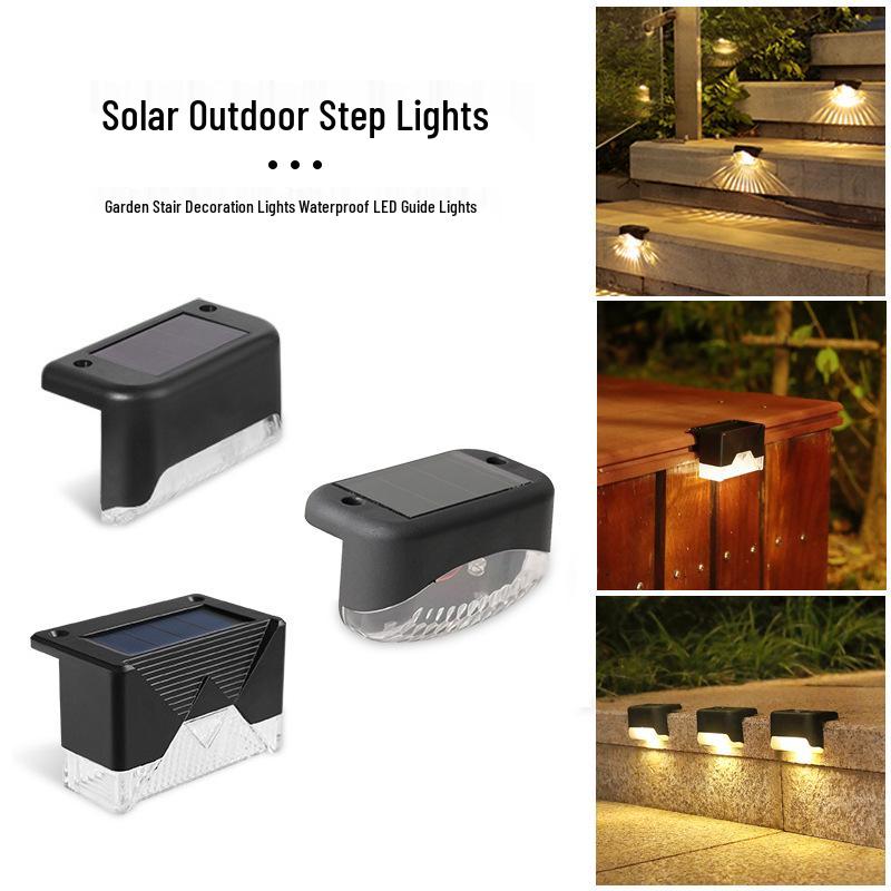 Outdoor Solar Step & Garden Railing Lights: Decorative Stair and Fence Illumination