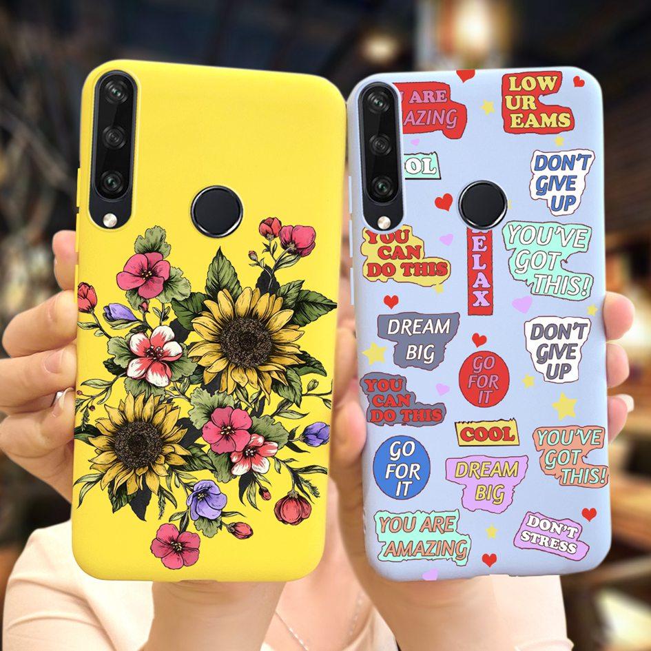 For Huawei Y6P Y7P Case 2020 New Fashion Butterfly Flower Painted Phone Cover For Huawei Y7P Funda Y 7P Y 6P HuaweiY6P Soft Capa