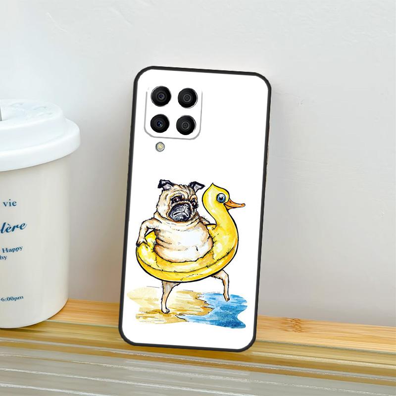 Cute Pug Dog Case For Samsung Galaxy M21 M31 M11 M13 M54 M34 M14 M56 M36 M16 M53 M32 M52 M35 M55 M15 M06