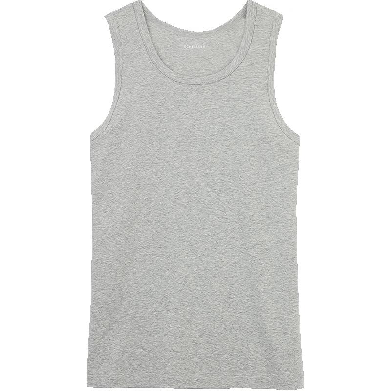 Schiesser Men s Becover 5A Antibacterial Modal Round Neck Tank Top 2-Pack 2XL