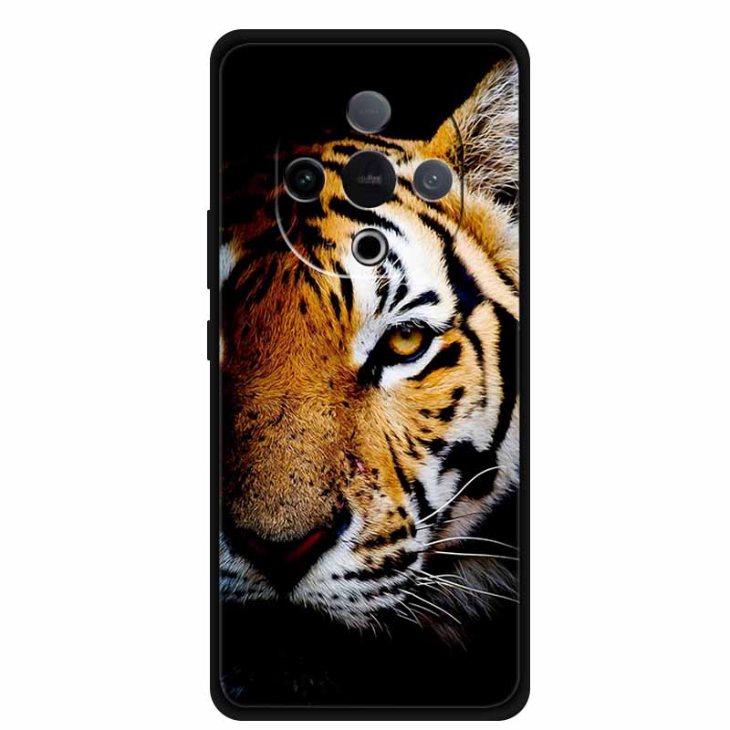 For Vivo Y300 Case 6.77” Wolf Lion Tiger Cat Capa Silicone TPU Soft Back Cover Black Cases For Vivo Y300C Case Shockproof Shell