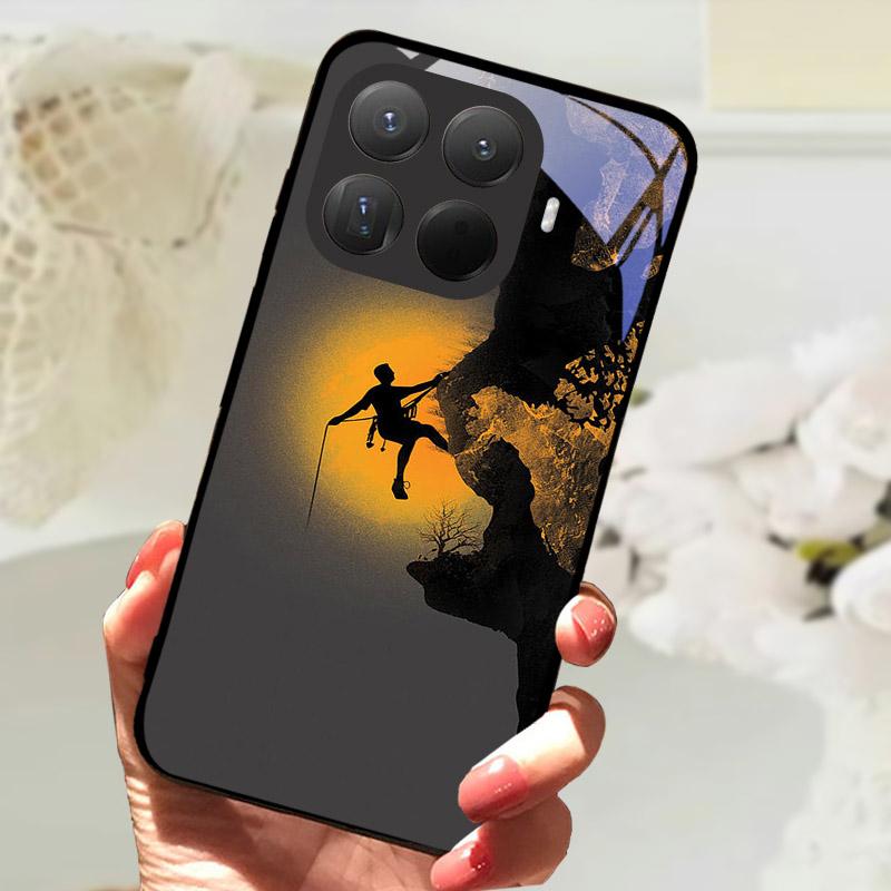 Pro Xiaomi 15T Pro Pouzdro Módní Tvrzené Sklo Zadní Kryt Telefonu Pro Xiaomi 15TPro 15 T Xiaomi15T Ochranný Kryt Fundas Coque