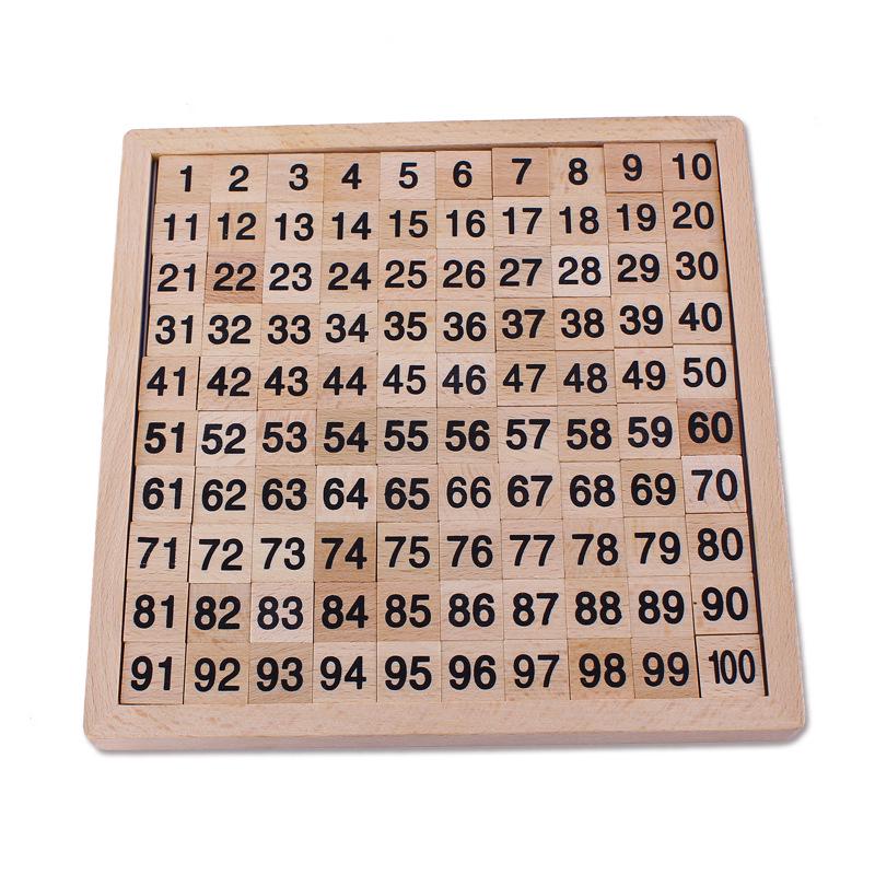 Magnetic Montessori Math Board: 1-100 Consecutive Numbers Educational Toy for Kindergarten