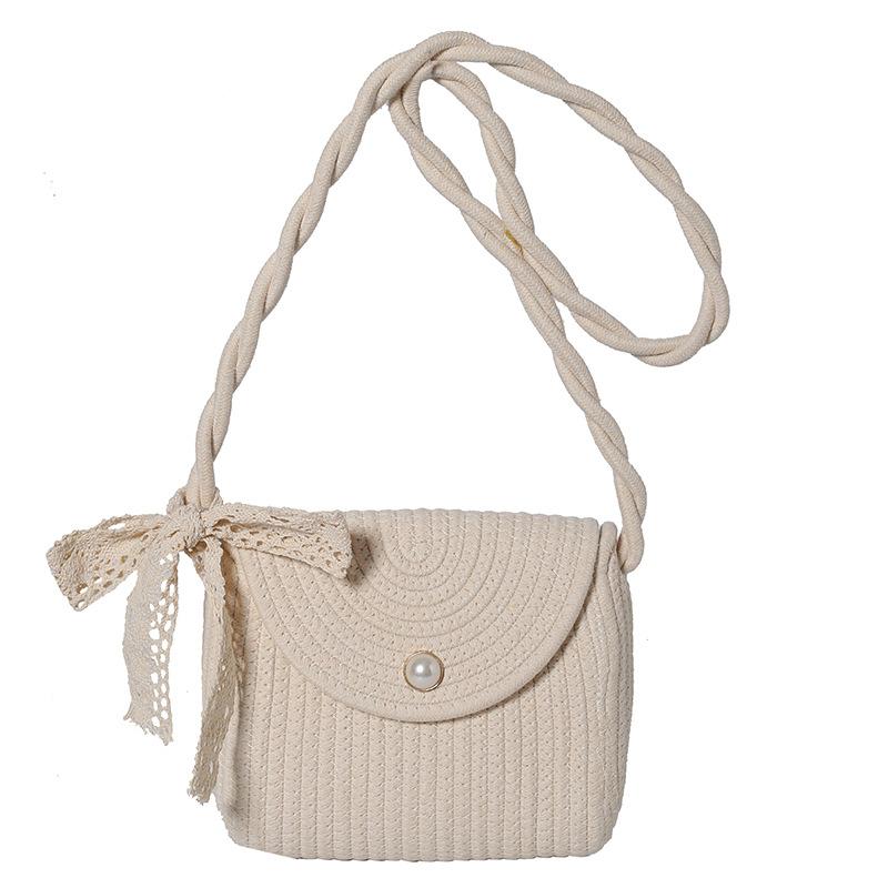 Straw Shoulder Bag Summer Literary And Fresh Women'S Bag Mori Fashion Simple Bag Versatile Messenger Bag