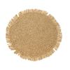 Round Placemats Set of 2 for Dining Tables Heat Resistant Table Mats Handmade Natural Place mats for Farmhouse Table Decoration
