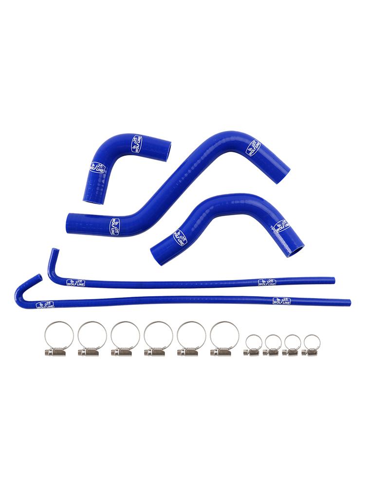 Silicone Radiator coolant Hose kit For Kawasaki Z900 Z900RS 2017-2025 Blue