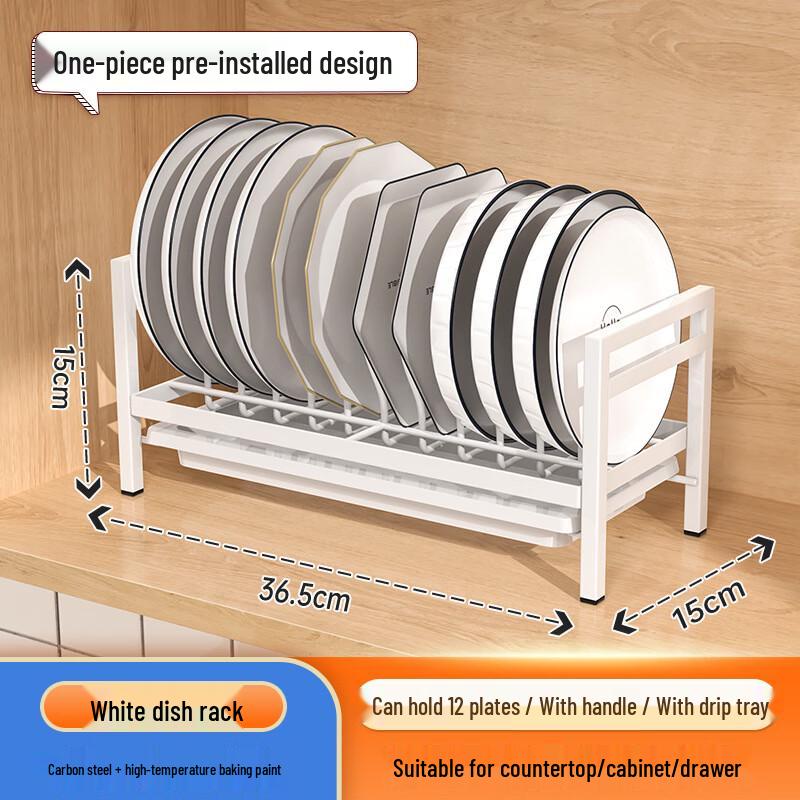Miling Installation-Free Kitchen Dish Drying Rack
