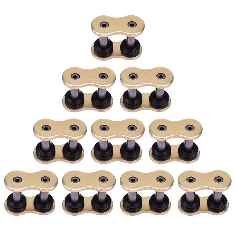 428HX 520HX 525HX 530HX 428 520 525 530 HX Ring Motorcycle Hollow Rivet Oil Seal Chain Connector Lock Connecting Link Buckle