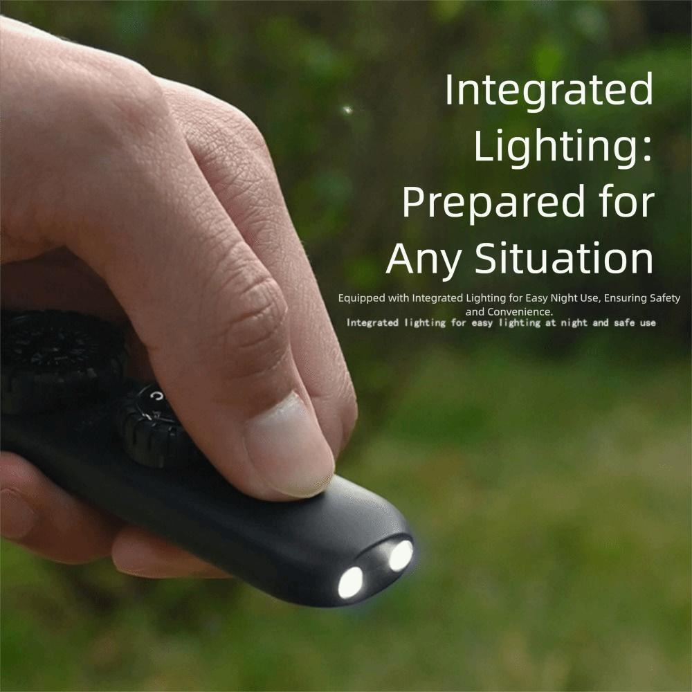 5-in-1 Emergency Survival Whistle Compass Multifunction Outdoor Survival Whistle Tools High Decibel 5-in-1 Emergency Whistle