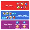 32 Colorful Erasable Double-Sided Fly Swatter Cards Set: Kindergarten Teaching Aids, Home Learning ABC,color,math,sight word
