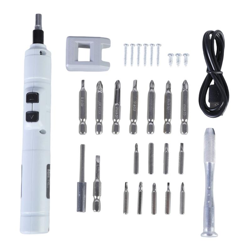 Mini Cordless Electric Screwdriver Rechargeable ScrewdriverKit for Small Electronic Device Maintenance