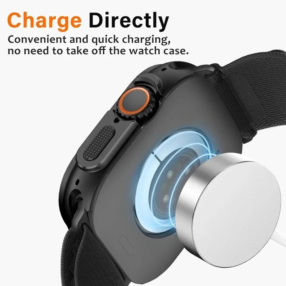Luxury Case+Strap For Apple Watch Series10 46mm Titanium Metal Bracelet Hard Frame Protect Cover For Iwatch Ultra 2/1 49mm 44mm 45mm Band