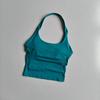 European and American Style Halter Neck Seamless Beauty Back Push-Up Sports Bra for Women, Shockproof Quick-Dry Yoga Vest, Running Bra for Outerwear