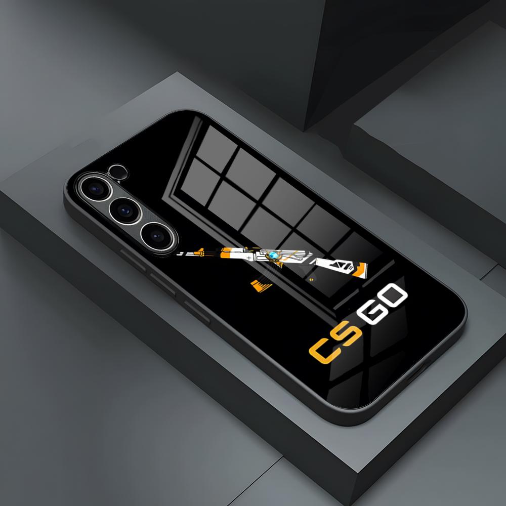 Game C-Counter-Strike CS2 Phone Case For S24 Ultra Samsung S23 Fe S22 S20 S21 Plus Galaxy A54 A34 A24 A53 Note 20 Glass Cover