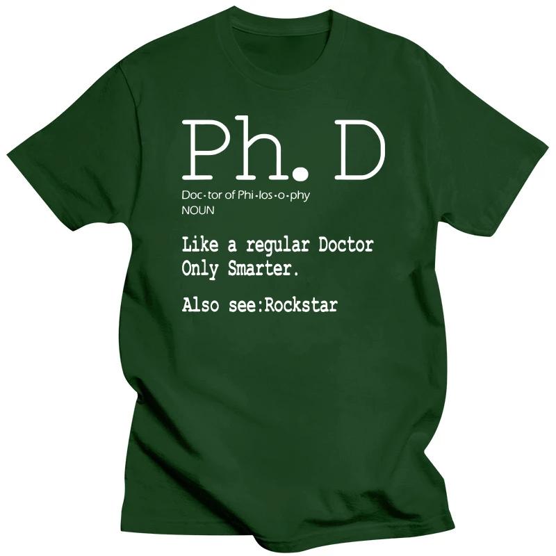 Funny PhD Candidate Tee Definition Graduation Student Gift T Shirts Graphic Cotton Streetwear Short Sleeve Hip Hop T-shirt Men