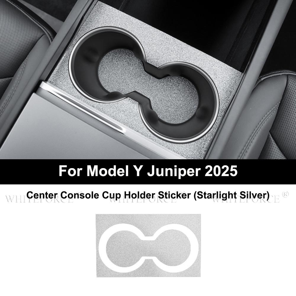 For Tesla Model Y Juniper 2025 Center Console Panel Sticker Center Console Cover Protector Panel Film Button Sticker Accessories
