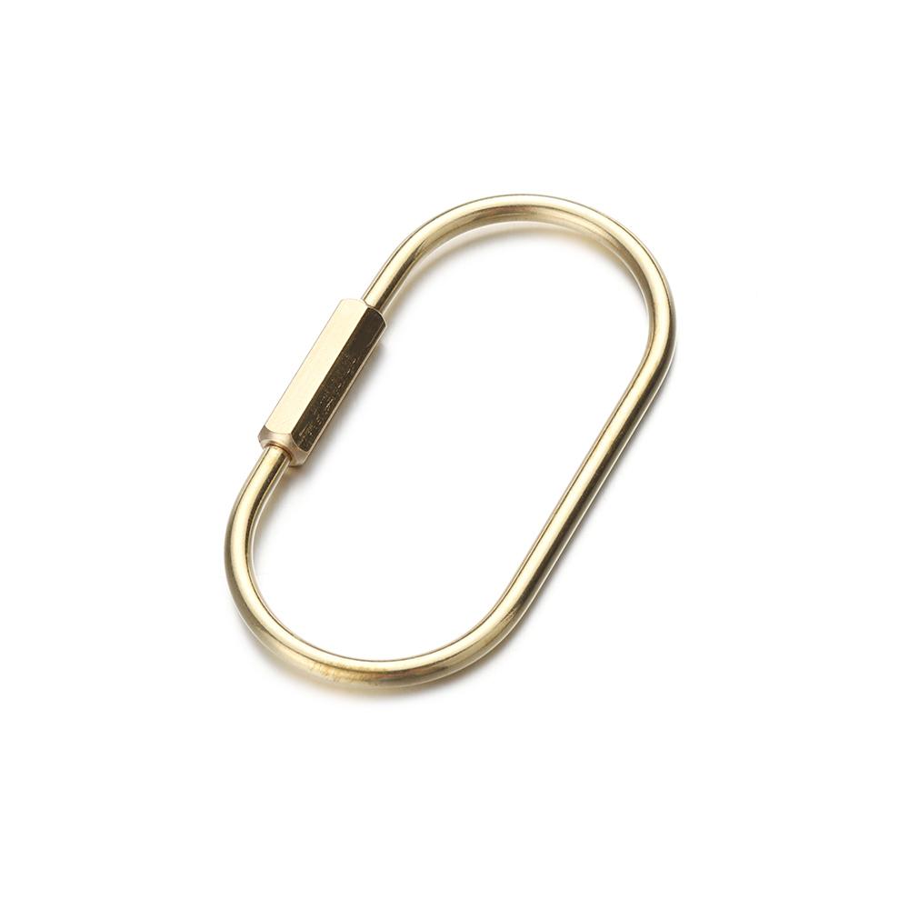 Unique Whistle Ruler Buckles Brass Keychain Jewelry Accessories Pendant Key Ring