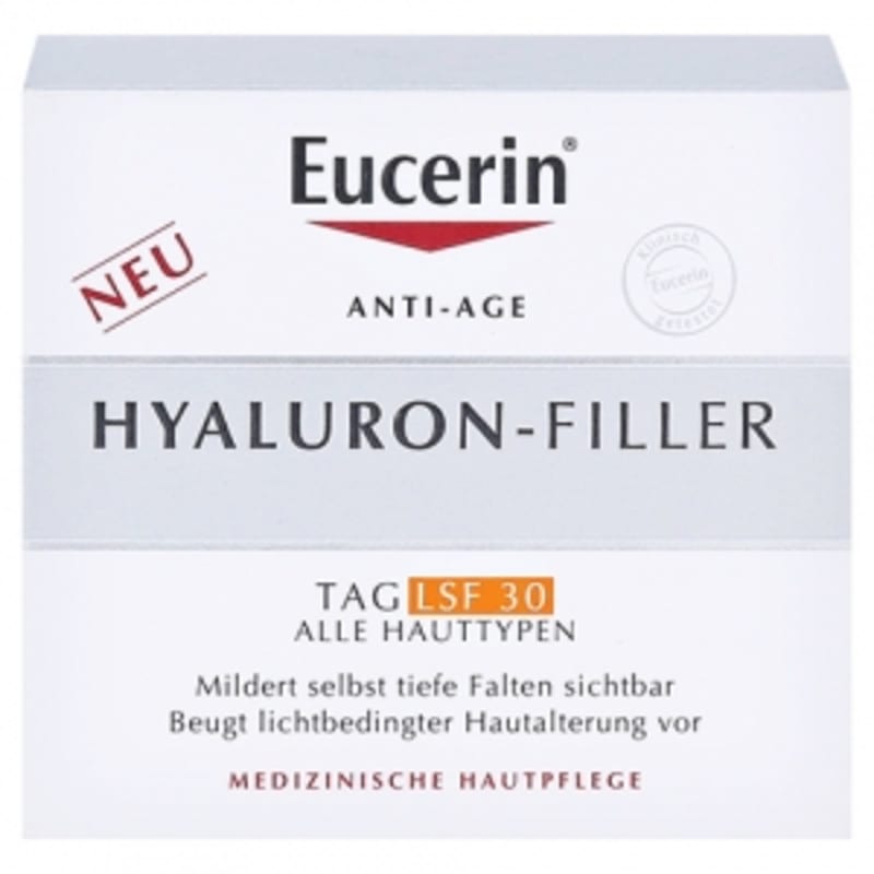 

Eucerin Hyaluronic Filler Day Cream (All Skin Types) SPF30, 50ml - Single