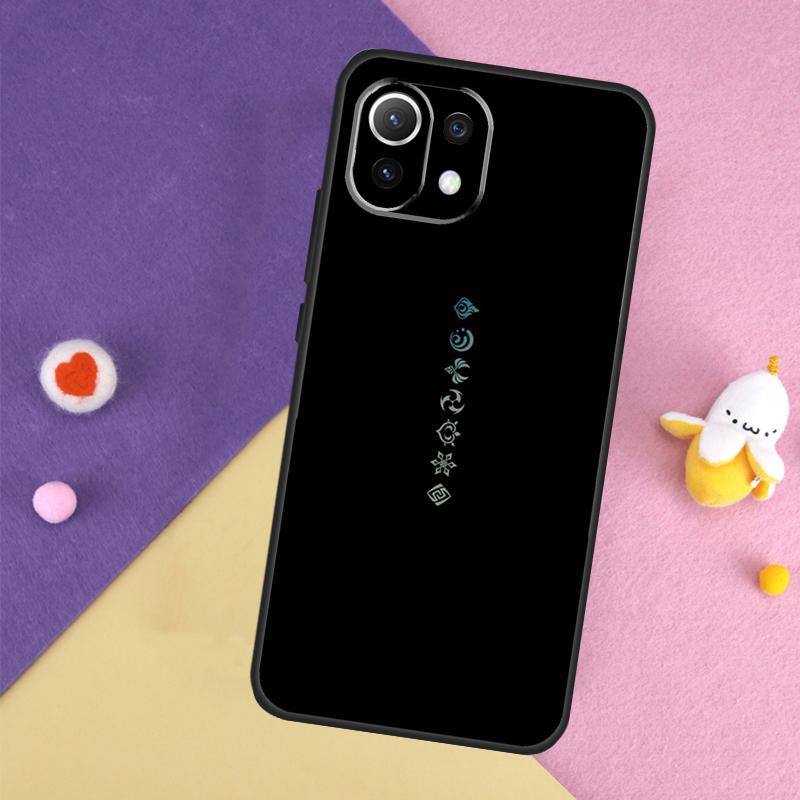 Genshin Impact Elements Case For Xiaomi 15 Ultra 13 14 14T 11T 12T 13T Pro POCO X7 Pro X3 X5 X6 F5 F6 M6 Pro Cover