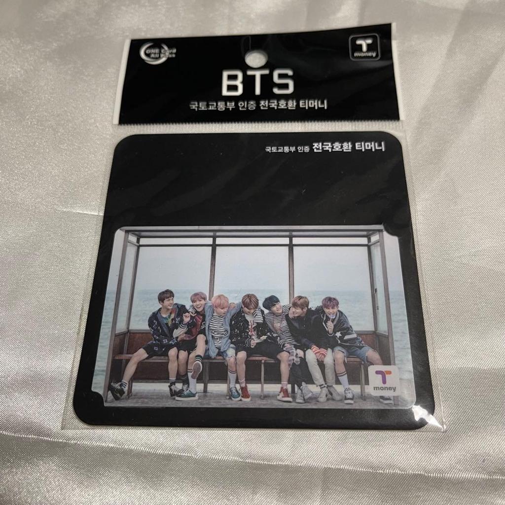 [USED] Hard To Find, Rare BTS CU tMoney Card ALL BTS